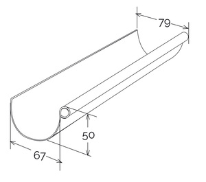 รางน้ำฝนพีวีซีกลางแจ้งแบบทันสมัยโครงหลังคารางน้ำสี่เหลี่ยมสีน้ำตาลวัสดุก่อสร้างสำหรับภายนอกและระบายน้ำท่อพลาสติก - Product Image 2