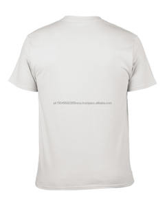 100% T-shirts pour hommes en coton américain Impression numérique personnalisée avec étiquettes gratuites et étiquettes volantes Couleur blanche - Product Image 3