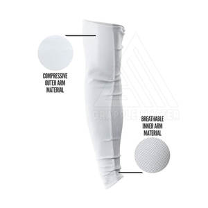 Hot Sale Fully Customized Quick Dry Gym Fitness Arm Sleeves Lightweight Silk Compression for Adults <b>Sunscreen</b> Protection - Product Image 5