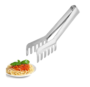 Directo de fábrica Herramientas de acero para el hogar Accesorios de cocina Pinzas de cocina de silicona de acero inoxidable artesanía natural - Product Image 5