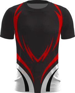 Camisetas ajustadas de alta calidad para hombre Diseño de sublimación personalizable Camisetas para correr al por mayor - Product Image 2