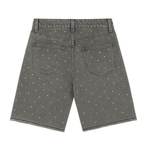 Precio al por mayor Pantalones cortos de strass Ropa de fitness Pantalones cortos de strass Spandex Poliéster Pantalones cortos de strass - Product Image 2