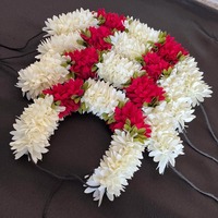 Gajra en tissu pour cheveux, idéal pour les fêtes, les tenues de Bharatnatyam d'Inde du Sud, Halloween, la Saint-Valentin et autres célébrations ! Cadeau Parfait
