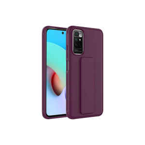 Coque de protection en silicone TPU premium bleu foncé SAFA Qstand Kickstand pour Redmi Note 11S Global, compatible avec Redmi 10C - Product Image 2