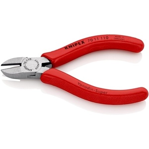 KNIPEX <b>Polished</b> Head Side Cutters 110 mm Length <b>Plastic</b> Coated Maximum 1.2 mm - Product Image 4