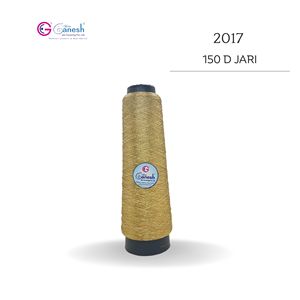 Premium 150D <b>Metallic</b> <b>Yarn</b> 2017 Shade Embroidery Jari MS Type Polyester With Lurex S and ST for Knitting and Weaving - Product Image 1