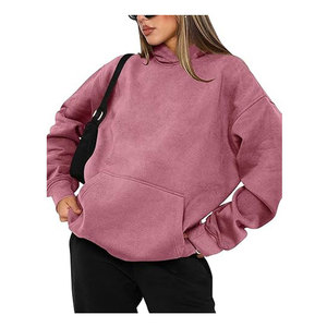 Sudadera con capucha de manga larga de gran tamaño para mujer, jersey con logotipo personalizable de alta calidad, ropa de calle informal, temporada de invierno - Product Image 6