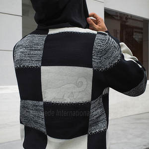 Sudadera con Capucha Estilosa con Bloques de Color para Invierno, Sudadera con Capucha Estilosa con Bloques de Color Sólido Estampada Personalizada a un Precio Razonable - Product Image 3