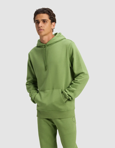 ชุดวอร์มผู้ชายแบบมีฮู้ดผ้าฟลีซพิมพ์ลายโลโก้ตามสั่งคุณภาพสูงสำหรับฤดูหนาว สไตล์ลำลอง - Product Image 2