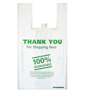 Wholesales in Bulk Custom Printing <b>Polythene</b> Supermarket T Shirt Handles <b>Plastic</b> Shopping Bags Carrier Grocery Bag - Product Image 1