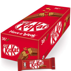 10 piezas KitKats mini chocolate naranja 4 FINGER KitKats/ KitKats Milk Chocolate - Product Image 3