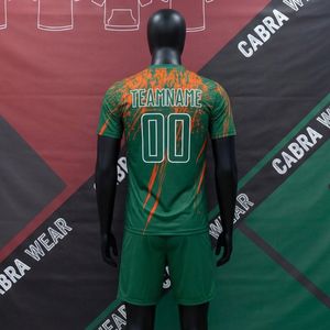 Conjunto de Uniforme de Fútbol Personalizado para Hombre y Mujer, Transpirable, de Secado Rápido, 100% Poliéster, Cuello Redondo, Manga Corta, Alta Calidad, al por Mayor - Product Image 5