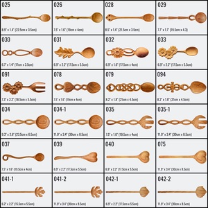 Cuillère en bois de qualité supérieure pour manger des cuillères en bois faites à la main cuillères en bois naturel pour soupe café salade vente en gros - Product Image 5