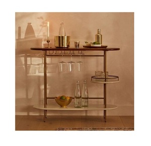 Tables console en métal fabriquées à la main avec des finitions noires parfaites pour un décor élégant et fonctionnel dans les intérieurs - Product Image 4