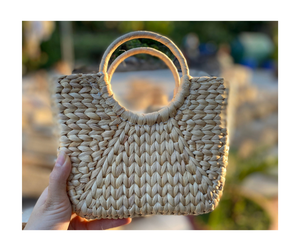 Bolsos de Jacinto de Agua de Vietnam de Alta Calidad para Exportación, Ofreciendo Elegantes Diseños Hechos a Mano - Product Image 3