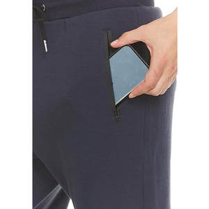 กางเกงวิ่งออกกำลังกายและเลานจ์พร้อมกระเป๋าซิปและเอวรูด3แพ็กสำหรับผู้ชาย - Product Image 4