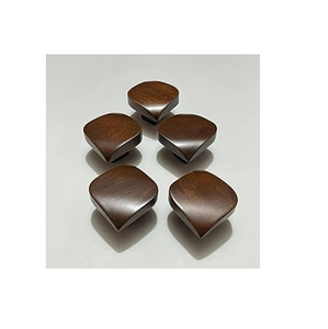 Boutons ronds en bois de meubles poignées de tiroir poignées d'armoire pour la décoration intérieure - Product Image 1