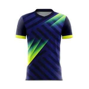 เสื้อฟุตบอลคอกลมผ้าโพลีเอสเตอร์แห้งเร็วผ้าแห้งเร็วทำจากโพลีเอสเตอร์จำนวนชื่อทีมที่กำหนดเอง100% - Product Image 6