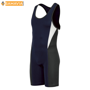SAMAVIA personnalisé Compression Fit hommes lutte Singlet grappling costume tissu extensible respirant MMA BJJ vêtements de sport réglable - Product Image 2