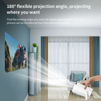 HY300 Pro HY320 Mini portátil HD 720P proyectores de vídeo inteligentes 260 ANSI para el hogar Android inalámbrico Wifi teléfono proyector portátil