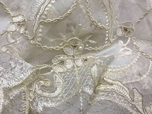 Элегантная кружевная ткань Роскошная вышивка прозрачная занавеска из ткани занавески для дома, спальни - Product Image 4