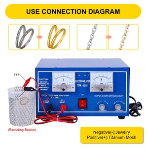 Máquina Pequeña de Galvanoplastia Boasta 15V 10A Equipo para Enchapado en Oro, Plata, Metal, Acero y Aluminio Herramienta de Joyería para Orfebre - Product Image 4