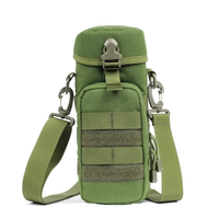 Sac de rangement tactique Top vente bouteille d'eau pochette transporteur léger Polyester pliable Molle