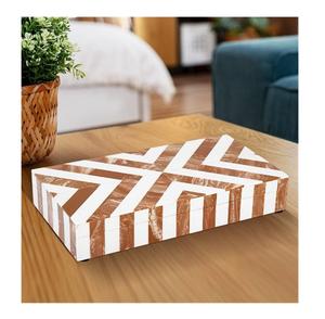 เครื่องประดับเรซิ่นสไตล์วินเทจ & กล่องเก็บของกล่องของขวัญเรซิ่นทำมือทรงสี่เหลี่ยมผืนผ้าอเนกประสงค์ - Product Image 1