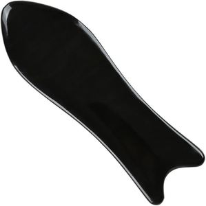 Tabla de raspado de cuerno de búfalo suave Gua Sha, gran compañero del rodillo de Jade para terapia de acupuntura SPA - Product Image 1