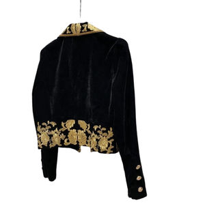 Chaqueta Blazer de Traje para Mujer, de Moda Invernal, Lisa, Teñida, Transpirable, Ecológica, Rellena de Poliéster y Terciopelo - Product Image 5