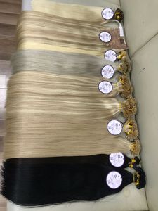 Mcsara-extensiones de cabello humano doble, cabello natural con queratina marrón, Rubio vietnamita, 2023 - Product Image 5