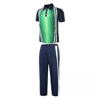 Ensemble de vêtements de cricket personnalisés de haute qualité, sublimés, 100% polyester, grande taille, manches courtes, uniformes de sport TM STARTECH