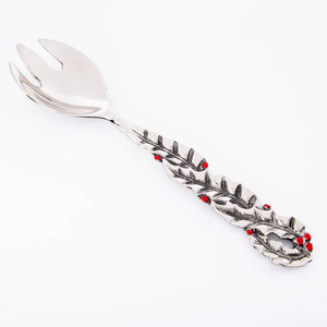 Cubiertos con acabado de plata mate Elegantes, duraderos y perfectos para cualquier evento Juego de cubiertos de oro mate opulento - Product Image 2