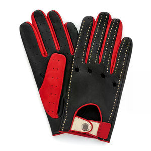 Gants de conduite en cuir de chèvre confortables et ajustés, vente chaude, logo personnalisé, nouveau design d'hiver avec cuir véritable - Product Image 1