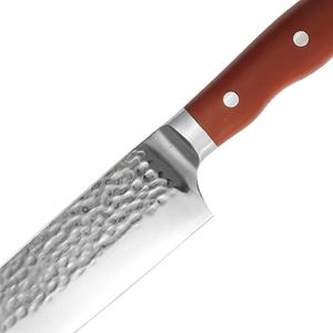 Mayorista Personalizado OEM ODM Cubiertos Fábrica Japonesa Mejor Chef Cuchillo Cocina Japonés Chef Profesional Cuchillo Con Mango De Madera - Product Image 5
