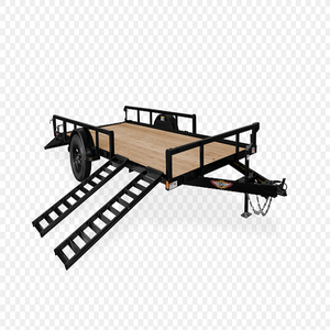 Mejor precio 3/4 Axle Tri-Bead Turntable 20/40FT Poly + Metal Full Farm Cargo Container Drawbar ATV Trailer Tipping Venta - Product Image 1