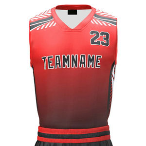Uniformes de Baloncesto Personalizados OEM, Diseño Personalizado, 100% Poliéster, Impresión por Transferencia de Calor, Uniformes de Baloncesto Transpirables - Product Image 6