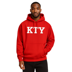 Sudadera con capucha roja KAP, mezcla de algodón Premium, ropa de fraternidad griega, ropa de calle personalizada Divine Nine HBCU Greek Life - Product Image 1