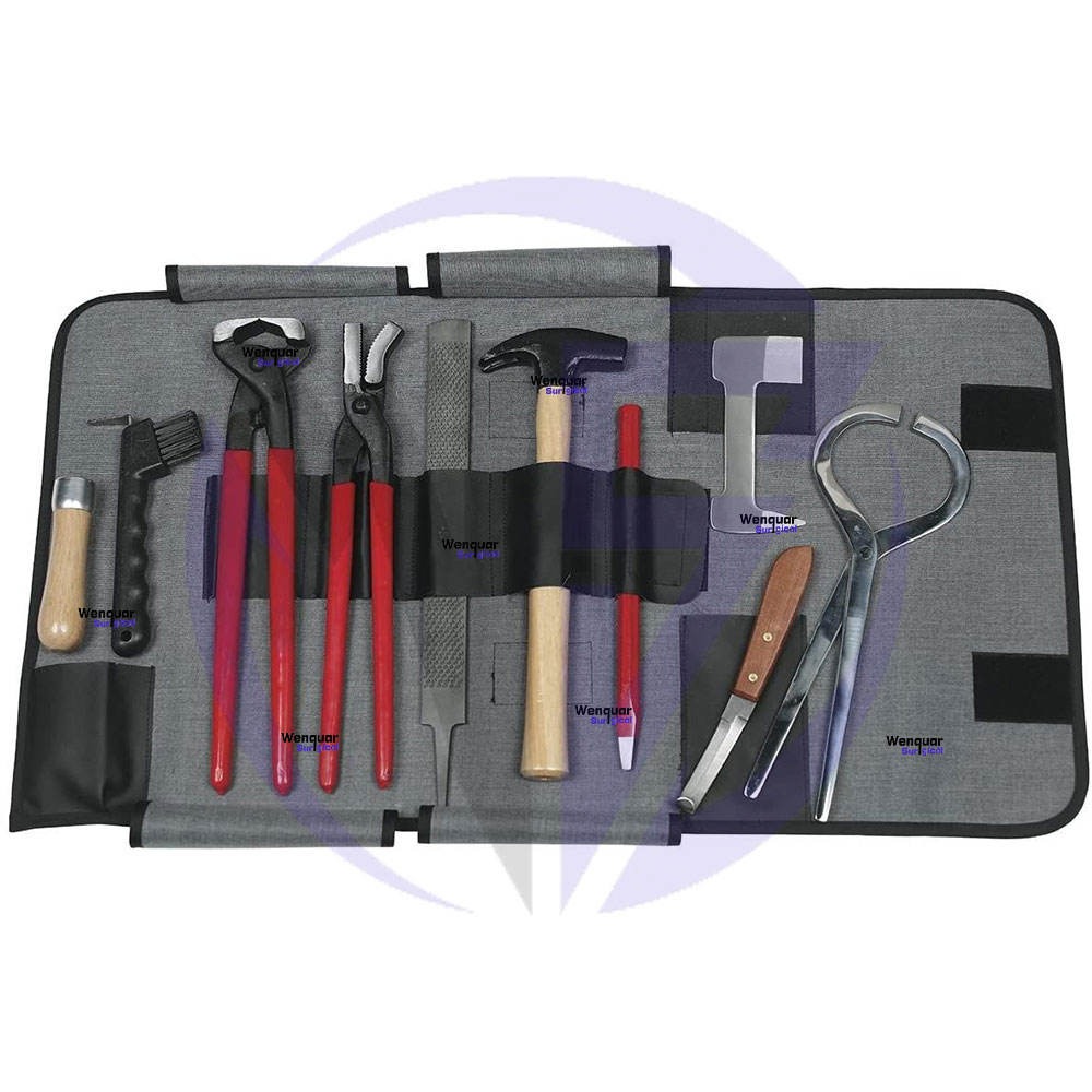 Kit d'outils soin des sabots pour maréchaux-ferrants, kit d