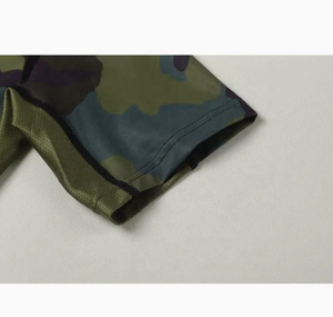 เสื้อยืดฟิตเนสเข้ารูปผ้าโพลีเอสเตอร์ระบายอากาศได้ดีสำหรับผู้ชายเสื้อออกกำลังกายคอกลมแขนสั้นสำหรับ100% - Product Image 5