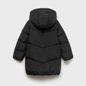 Blouson matelassé pour filles avec impression personnalisée de couleur et de logo de haute qualité, prix bas, OEM, tendance, blouson long chaud pour filles 2026 - Product Image 3