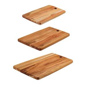 Planche à découper en bois massif épais pour la viande, les légumes et la préparation des fruits disponibles au prix de gros - Product Image 2