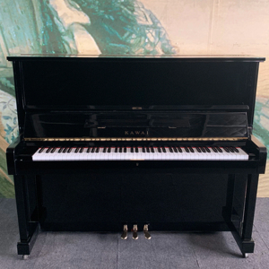 Piano acústico vertical usado KAWAI KS2F de grado de rendimiento japonés con estilo mecánico para exportación al por mayor listo para enviar - Product Image 1