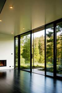 आधुनिक होटल स्वचालित ग्लास स्लाइडिंग डोर ऑपरेटर एल्यूमीनियम मोटर समायोज्य उद्घाटन या समापन सेंसर दरवाजा - Product Image 3