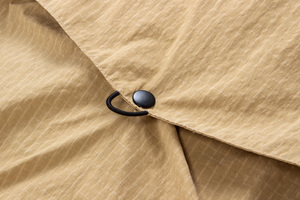 Mochila convertible impermeable de invierno, chaqueta de protección solar, carcasa suave de talla grande, cremallera frontal, correas de mochila convertibles sólidas - Product Image 5