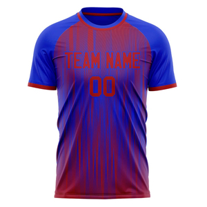 Maillot de football pour homme de haute qualité à séchage rapide et évacuation de l'humidité, manches courtes, col rond, imprimé, par OVERSEAS SPORTS - Product Image 4