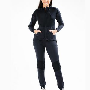 Custom Latest Acid Wash Distressed <b>Embroidery</b> Tracksuits Sweatsuits Jogger Suits Flared Sweatpants and Hoodie <b>Sets</b> Women - Product Image 2