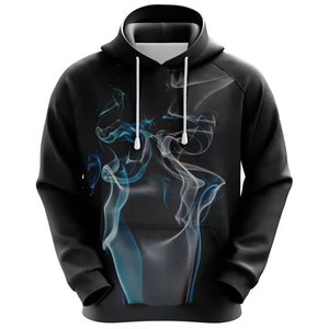 2025ซิปหน้าฮู้ดโพลีเอสเตอร์แนวสปอร์ตพิมพ์ซับลิเมชัน3D 100% ผู้ชายโพลีเอสเตอร์ - Product Image 3