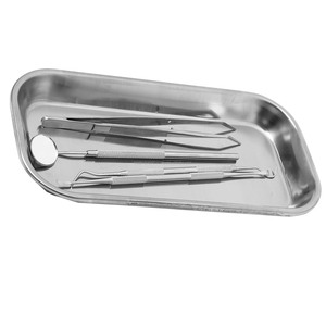 Medical Stainless Steel <b>Instrument</b> Tray CE ISO Certified OEM ODM Wholesale Surgical Dental Hospital Tray Supplier - Product Image 4