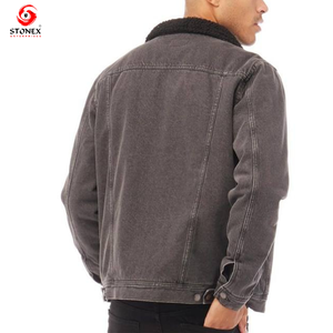 Veste en jean de meilleure qualité, conception et service OEM, pour hommes, tenue décontractée, veste en jean pour hommes, en stock, veste en jean pour hommes en vente - Product Image 4